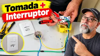 Como instalar Tomada com Interruptor