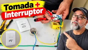 Como instalar Tomada com Interruptor