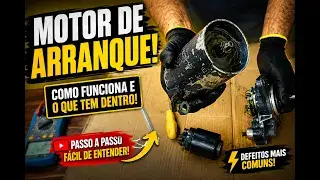 Como funciona e o que tem dentro do motor de arranque do carro